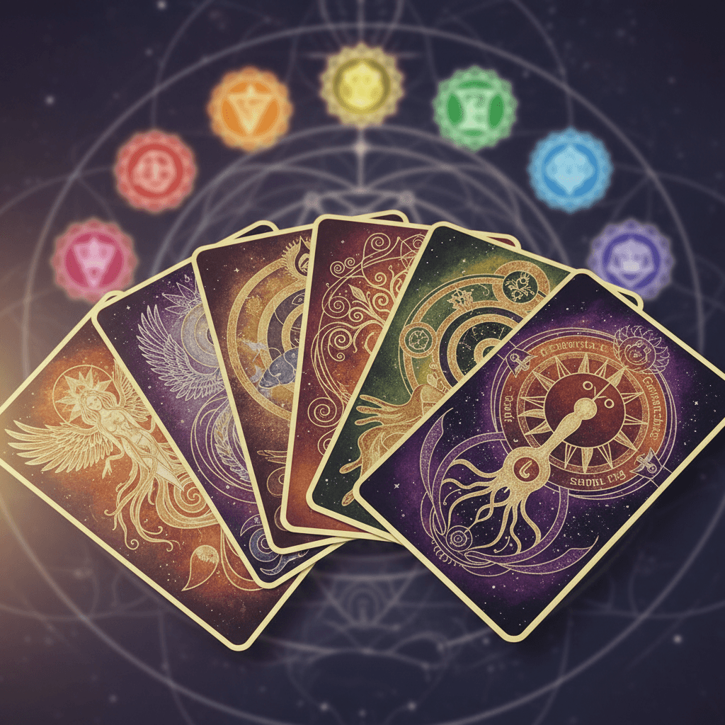 Oracle card details and artwork